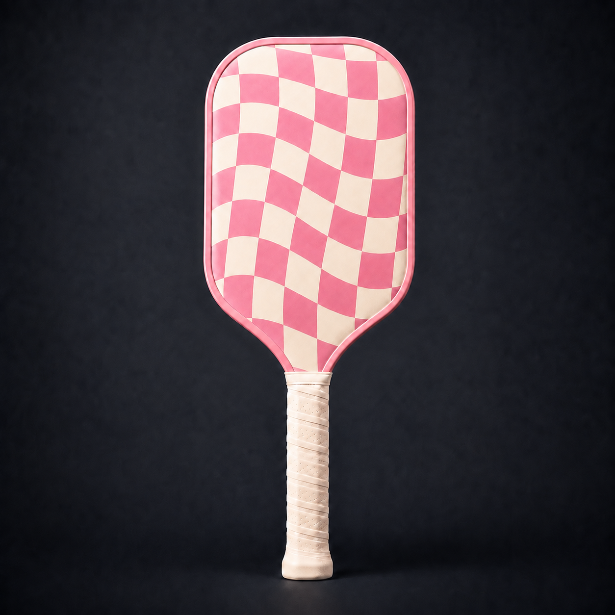 Aldren Windsor Blush checkerboard pickleball paddle