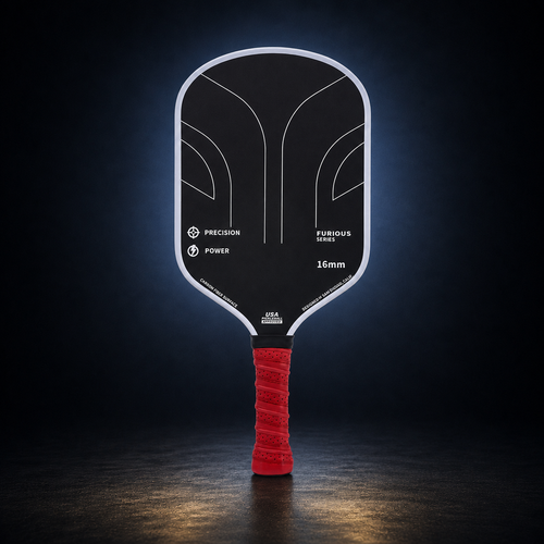 Aldren Signature Ascot T700 paddle, dark studio front view — ALDREN_DARK_53183338217839_FRONT